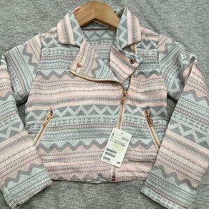NWT H&M Girls cropped jacket